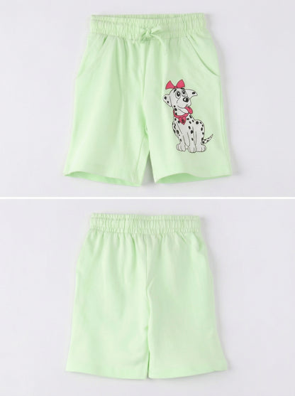 "MY LITTLE DALMATIAN" - Kid's Mint Green Dalmatian