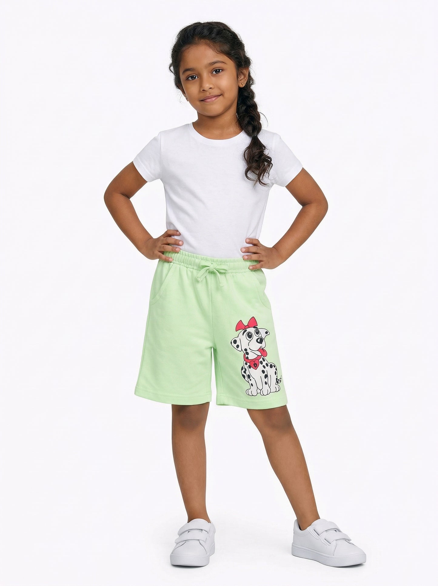 "MY LITTLE DALMATIAN" - Kid's Mint Green Dalmatian