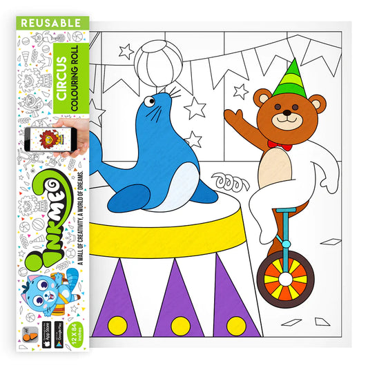 Circus Theme Colouring Roll (12 inch)