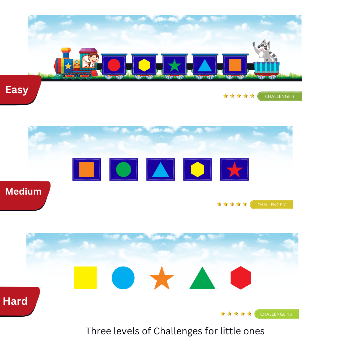 Brainy Engine Puzzle Game for little ones