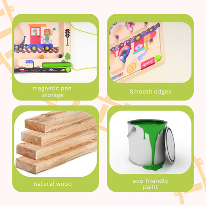 Montessori Magnetic Number Maze Counting Board