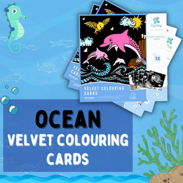 Velvet Colouring Cards – Ocean BUNDLES