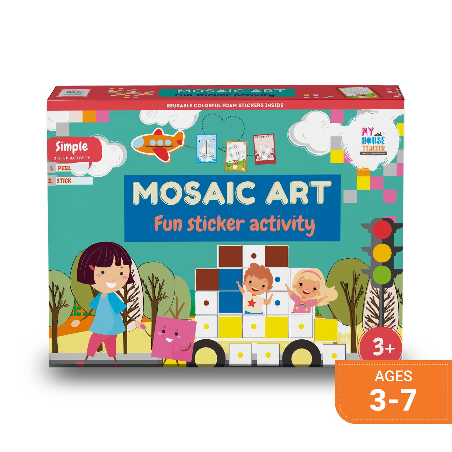 Mosaic Art Sticker Jumbo Activity