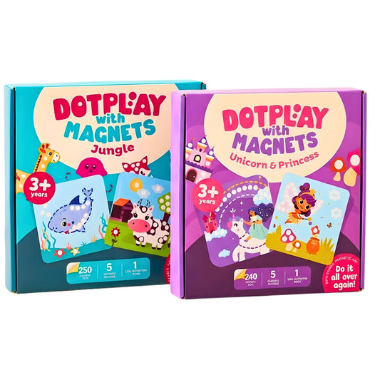 Magnetic Dot Art Fun Activity Reusable Set