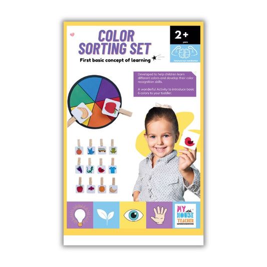 Color Sorting Toddler Busy Bag For Babies And Toddlers