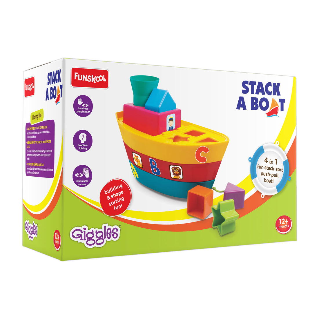 Stack A Boat Pretend Play Game