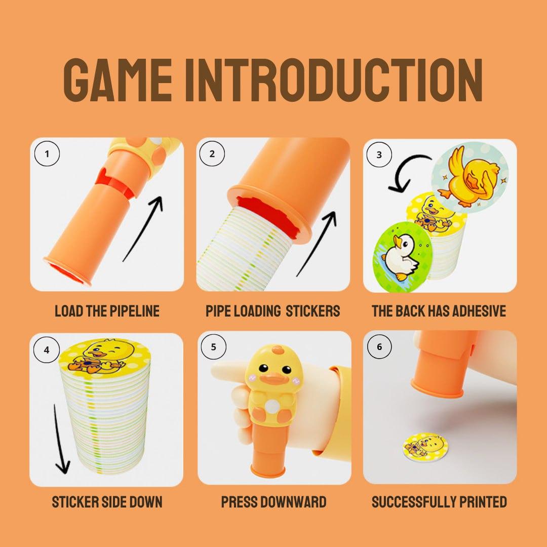 Magic Sticker and Stamper Activity Kit for Kids