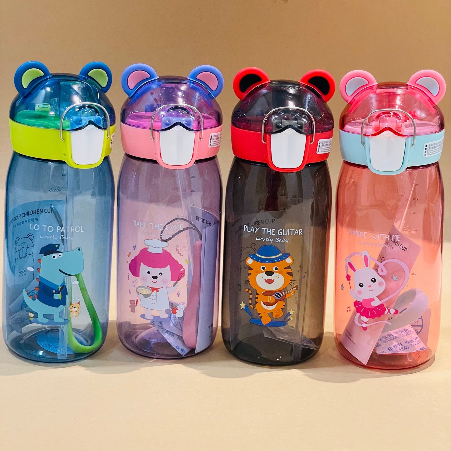 Tritan Material | Lovely Kid Sipper Water Bottles