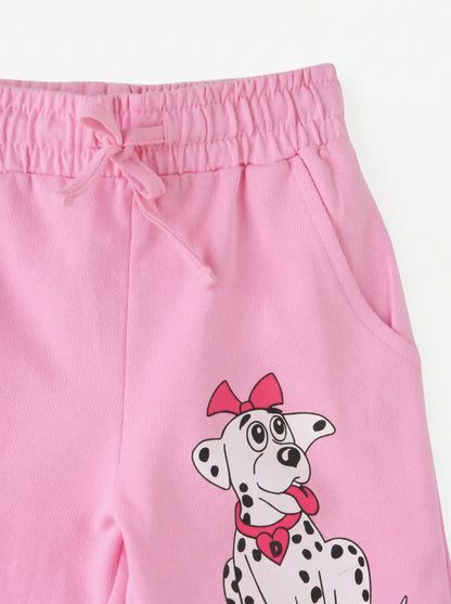 "Lovely Dalmatian" Infant & Toddler Boy's Pinks - Pink