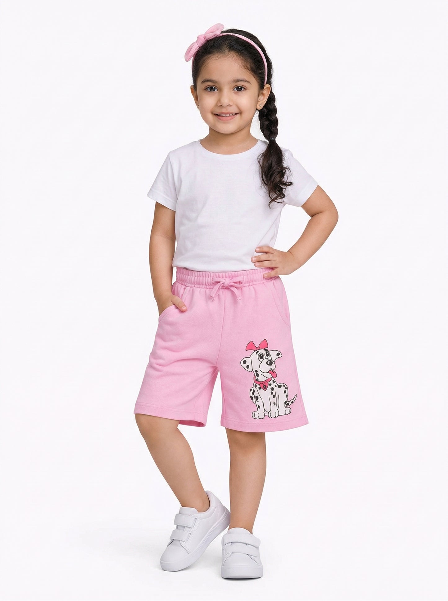 "Lovely Dalmatian" Infant & Toddler Boy's Pinks - Pink