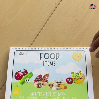 Food Items Busy Book