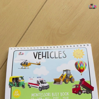 Vehicles Busy Book