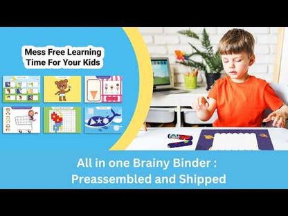 All in One Busy Binder for 3 to 5 years with logical brainy activities