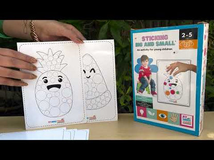 Sticking Big And Small Foam Sticker Activity Box