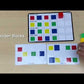 Pattern And Pincer Wooden Cube Activity Busy Bag