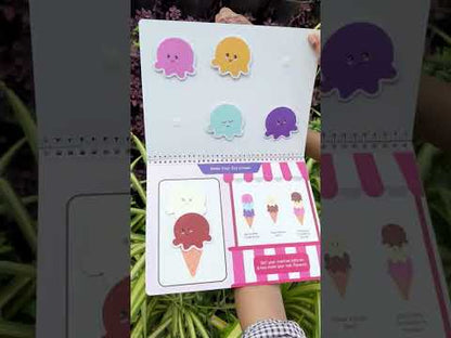 All in One Busy Binder for 3 to 5 years with logical brainy activities