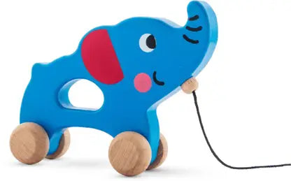 Wooden Push & Pull Elephant Toy