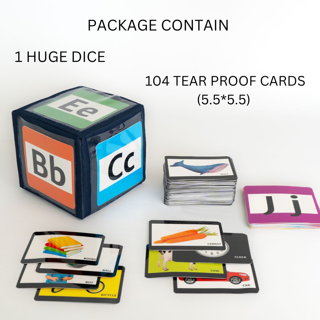 Alphabet And Picture Matching Jumbo Dice My House Teacher Alphabet and picture matching jumbo dice my house teacher