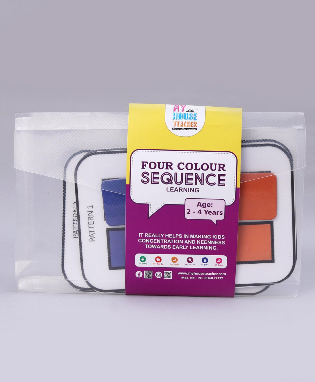 Four Color Sequence - Toddler Busy Bag