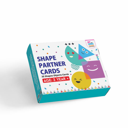 My House Teacher Shape And Object – Choose  A Partner Cards Box, Educational Toys For Kids Learning, Kids Activities Toys