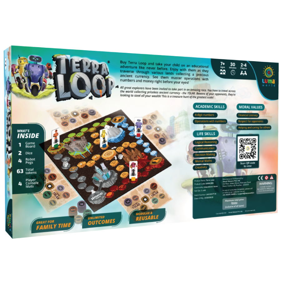 My House Teacher Terra Loop: An Adventure Board Game, Educational Toys For Kids Learning, Kids Activities Toys