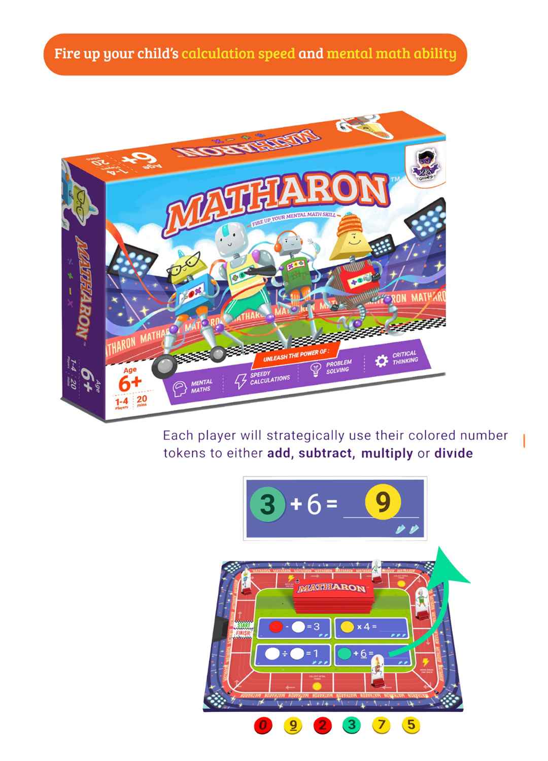 Matharon Fun Board Game