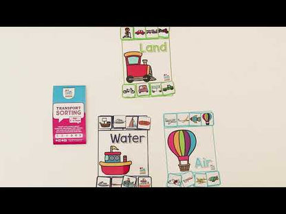Transportation Sorting Activity Pack